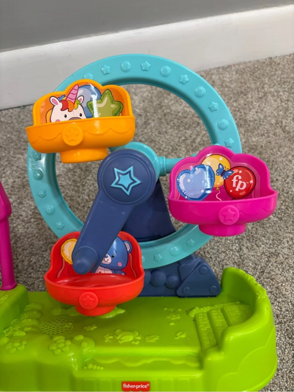 Fisher-Price Little People Carnival Circus Ferris Wheel (no figures) W/ Sound